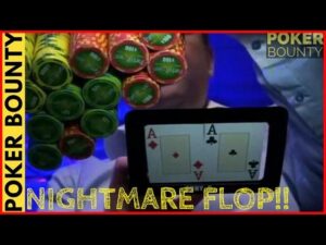 Party Poker Big Game &amp;#8211; Slow Playing Pocket Aces