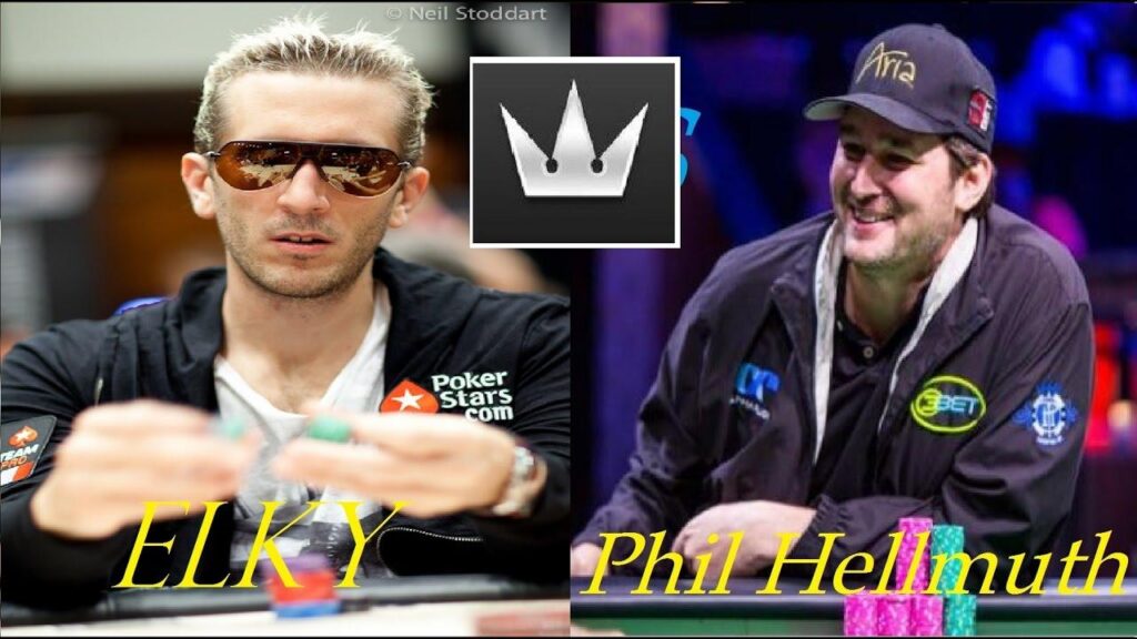 Phil Hellmuth Blasting Away vs ElkY