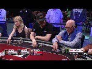 Poker Night in America &amp;#8211; Hellmuth &amp;#038; Torelli Flop Flush Draws