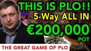€200,000 5 Way All-In CRAZY Hand!