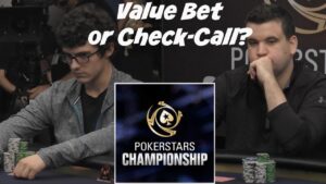 Daniel Negreanu &amp;#8211; Value Bet or Check-Call?