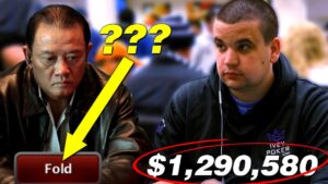 Poker Hands &amp;#8211; $1.3million TRAINWRECK!