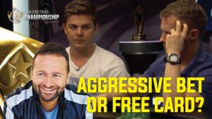 Daniel Negreanu &amp;#8211; Aggressive Bet or Free Card?