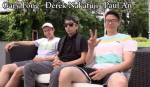 Intertops qualifier Derek Nakafuji and friends in Velden