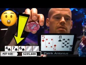 Polker Hands: Antonius vs Benyamine $235k Pot
