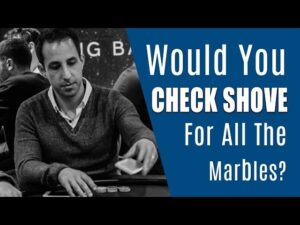 Alec Torelli Poker Strategy: Should We Check Shove Bluff?