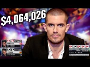 Gus Hansen is BACK! $132k One Drop High Roller