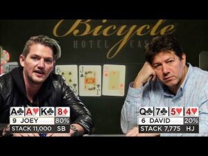 Live at the Bike &amp;#8211; $18,100 Pot Between ChicagoJoey and David Benyamine
