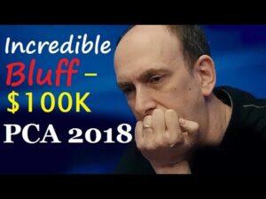 PCA 2018 &amp;#8211; Incredible BLUFF Against Erik Seidel