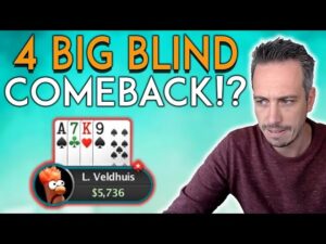 Lex Veldhuis &amp;#8211; Comeback From FOUR Big Blinds??