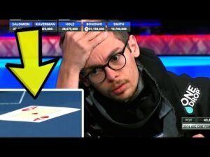 Exposed Card Drama in the Big One For One Drop!