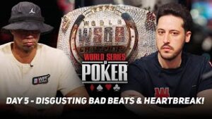 WSOP Main Event Day 5 &amp;#8211; BAD BEATS &amp;#038; HEARTBREAK with Phil Ivey &amp;#038; Adrian Mateos