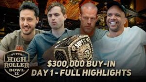 Super High Roller Bowl IX Highlights with Phil Ivey, Patrik Antonius, Adrian Mateos &amp;#038; Martin Kabrhel