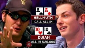 The Most Dramatic Poker Suckout! Phil Hellmuth vs. Tom Dwan!