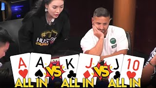 3-WAY ALL IN For $198,800 at Super High Stakes Cash...