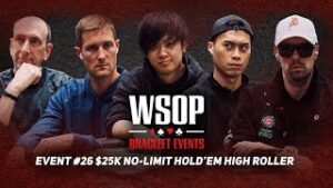 Brad Owen, Erik Seidel &amp;#038; Masato Yokosawa at WSOP $25K High Roller!