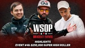 Daniel Negreanu, Phil Ivey &amp;#038; Martin Kabrhel at WSOP $250K Super High Roller!