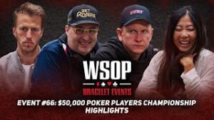 Phil Hellmuth Hunts 18th Bracelet at $50K Poker Players Championship!