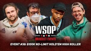 Phil Ivey, Adrian Mateos &amp;#038; Isaac Haxton at WSOP $100,000 High Roller!