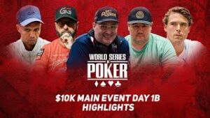 Daniel Negreanu &amp;#038; Phil Hellmuth at 2025 WSOP Main Event! Day 1B Highlights!