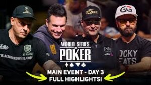 Daniel Negreanu, Phil Hellmuth, Doug Polk &amp;#038; Michael Mizrachi Headline WSOP Main Event Day 3!