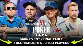 World Series of Poker Main Event 2025 FINAL TABLE...