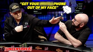 Hellmuth SNAPS on Matusow &amp;amp; commits mobile assault.