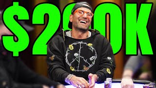 Antonio Esfandiari Wins $200K on HCL!