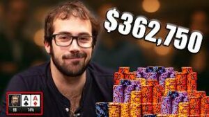 He Gets Pocket Aces THREE TIMES! High Stakes Poker Million Dollar Game