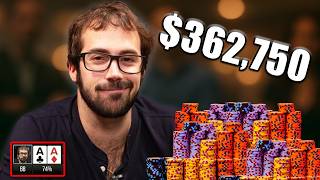 He Gets Pocket Aces THREE TIMES! High Stakes Poker...