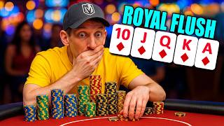 Unbelievable Rare ROYAL FLUSH (1st in 13 years)